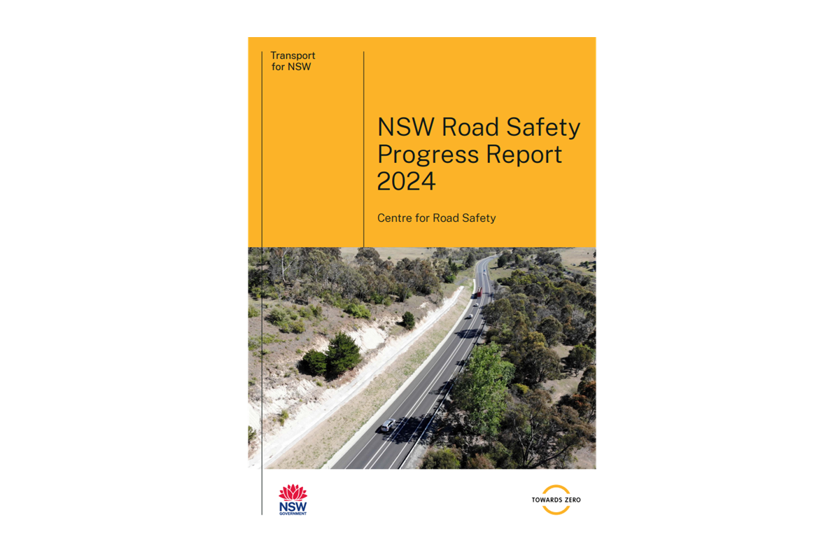 2024 Road Safety Progress Report - Cover image