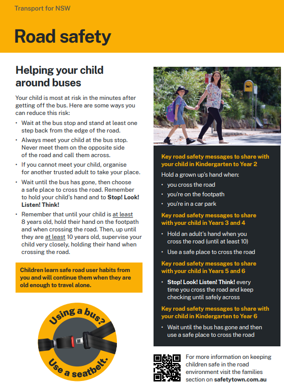 Factsheet - Helping your child around buses thumbnail