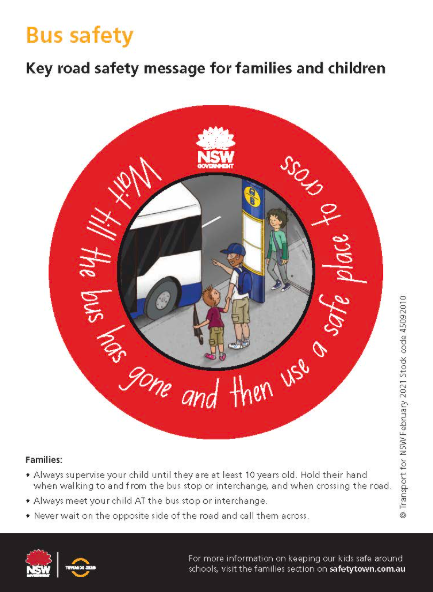 Be Bus Aware - Bus Sticker