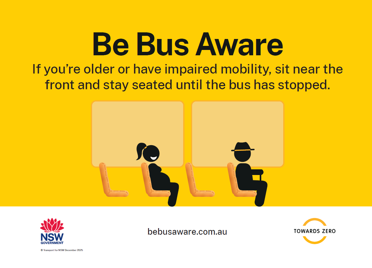 Impaired mobility be bus aware